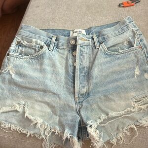 Agolde Parker style Jean shorts. Size 27.